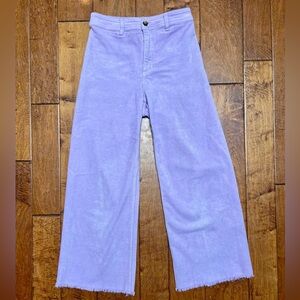 Billabong Corduroy Free Fall Pants High Waist, Lilac, size 28